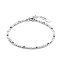 Bracciale Brand Donna Tennis colorato in Acciaio Zircone 14BR046R-M - 14BR046R-M